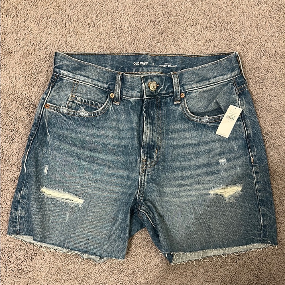 Old Navy Women's Distressed Blue Jean Shorts